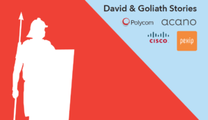 Video conferencing David and Goliath Stories