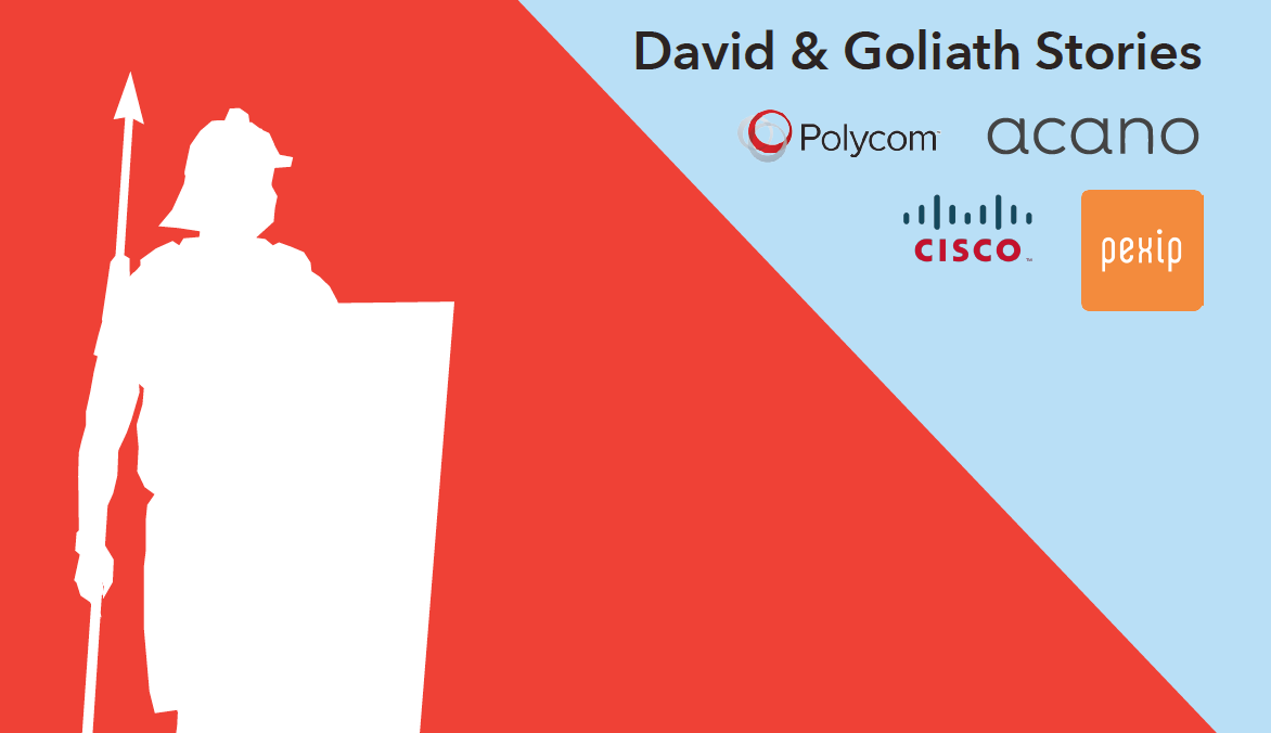 Ebook: Video Conferencing David & Goliath Stories