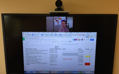 Videoconferencing + Google Sheets = Killer Collaboration