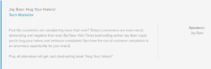 SpiceWorks SpiceWorld Hug Your Haters by Jay Baer