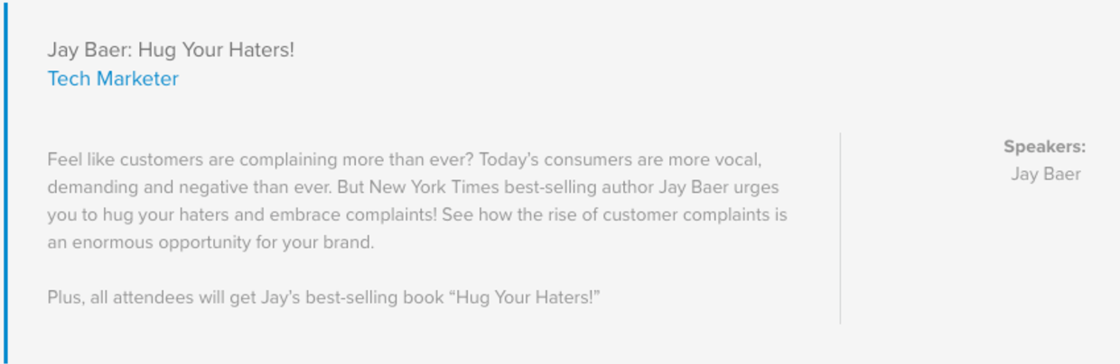 SpiceWorks SpiceWorld Hug Your Haters by Jay Baer