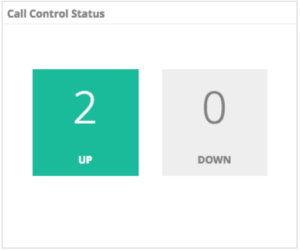 vAnalytics Video, Call Control Status Image Sample