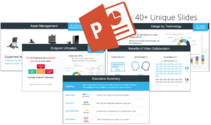 Unified communication reporting powerpoint template