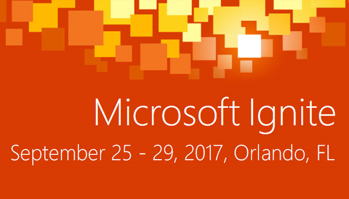 Microsoft Ignite 2017 banner