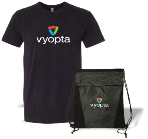 vyopta shirt and backpack