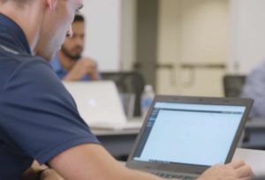 customer using product