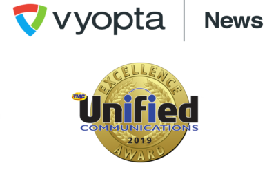 Vyopta Awarded 2019 Unified Communications Excellence Award from INTERNET TELEPHONY Magazine