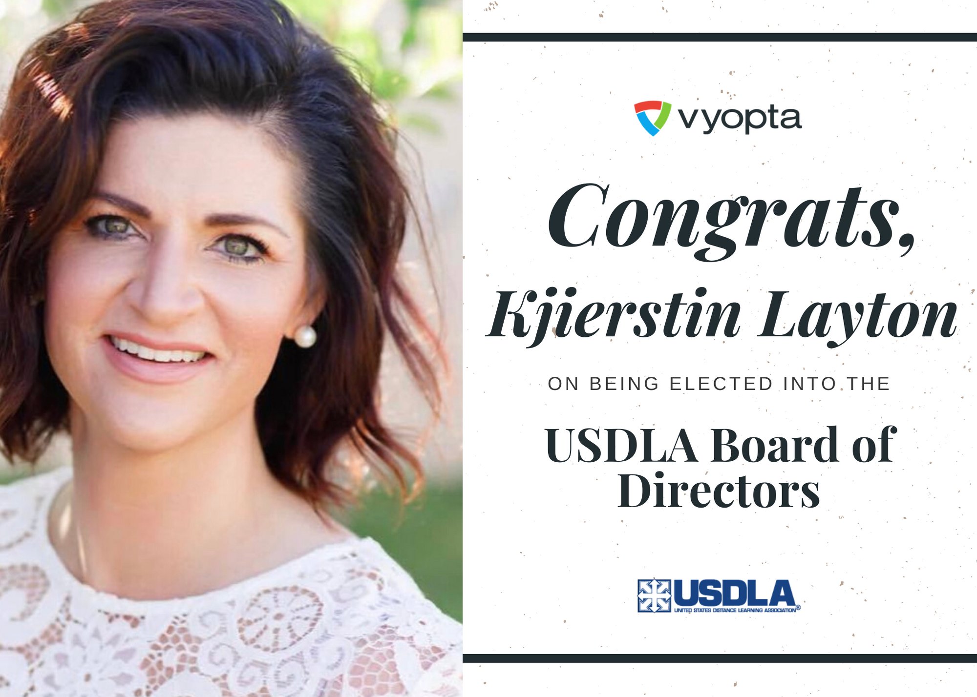 Vyopta’s Kjierstin Layton named to board of the USDLA