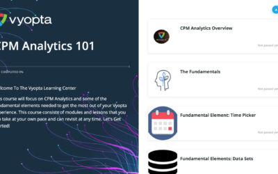 Vyopta Launches Online Learning Center with CPM Analytics 101