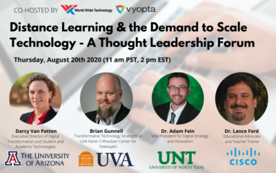 Distance Learning & the Demand to Scale Technology – A Thought Leadership Forum